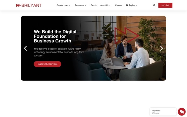 Screenshot of brilyant.com